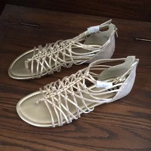 By Guess Gold Sandals